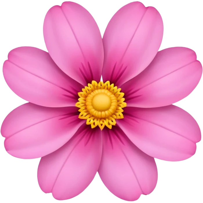 Pink flower emoji