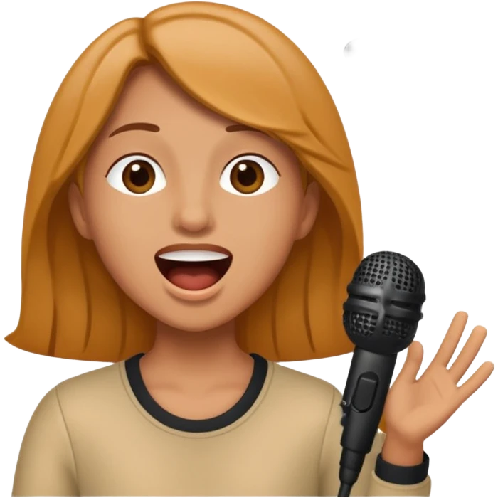 Sing emoji