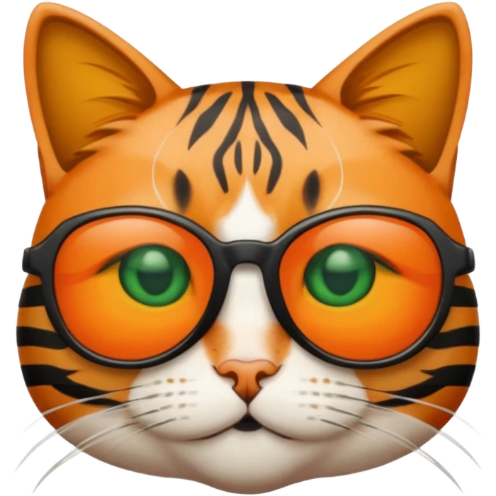 Cat wearing sunglasses emoji