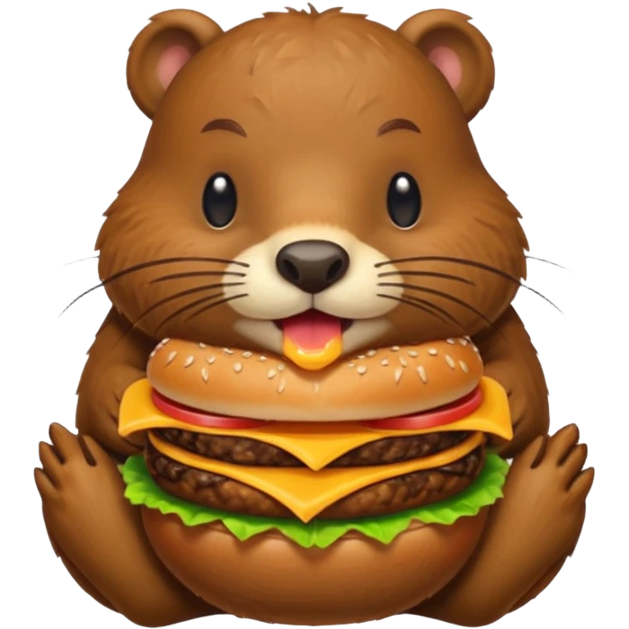 🦫+🍔 emoji