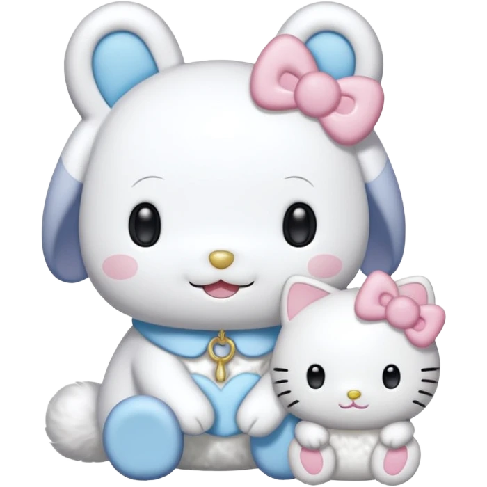 Cinamoroll hello kitty emoji