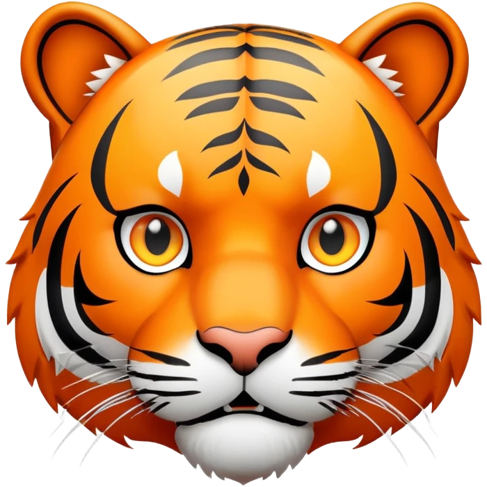 tiger face with AFK speech bubble for Twitch emote emoji