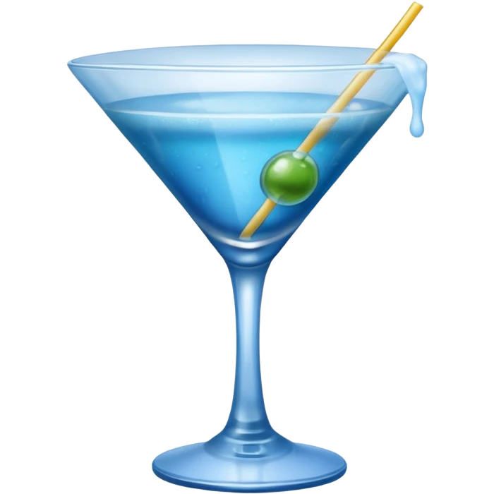 blue martini  emoji