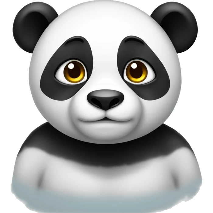 Panda a cair de uma ponte  emoji