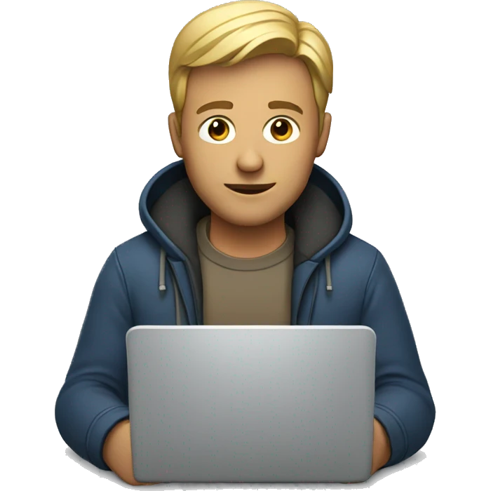 a man with a laptop emoji