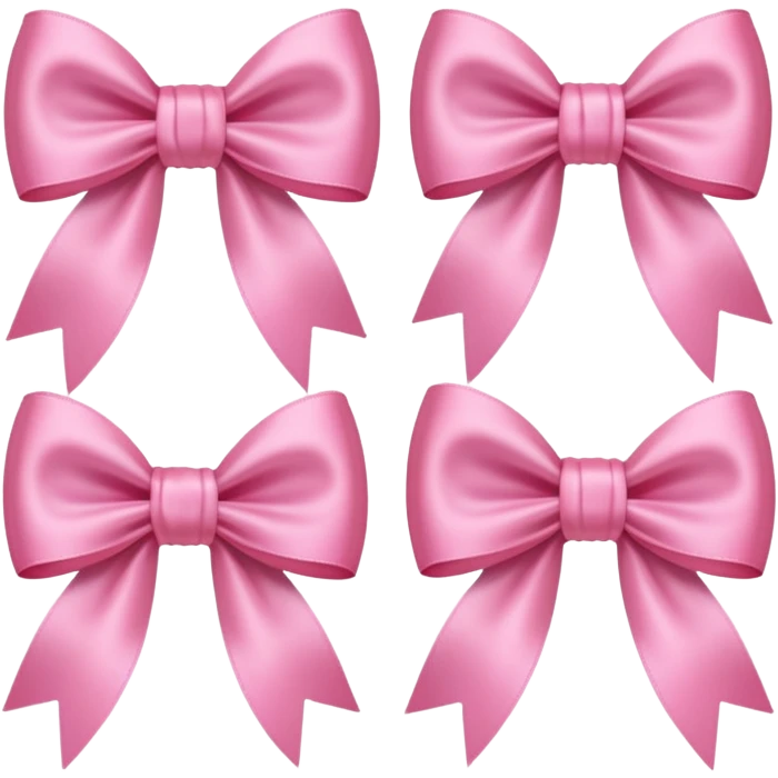 moños rosas emoji