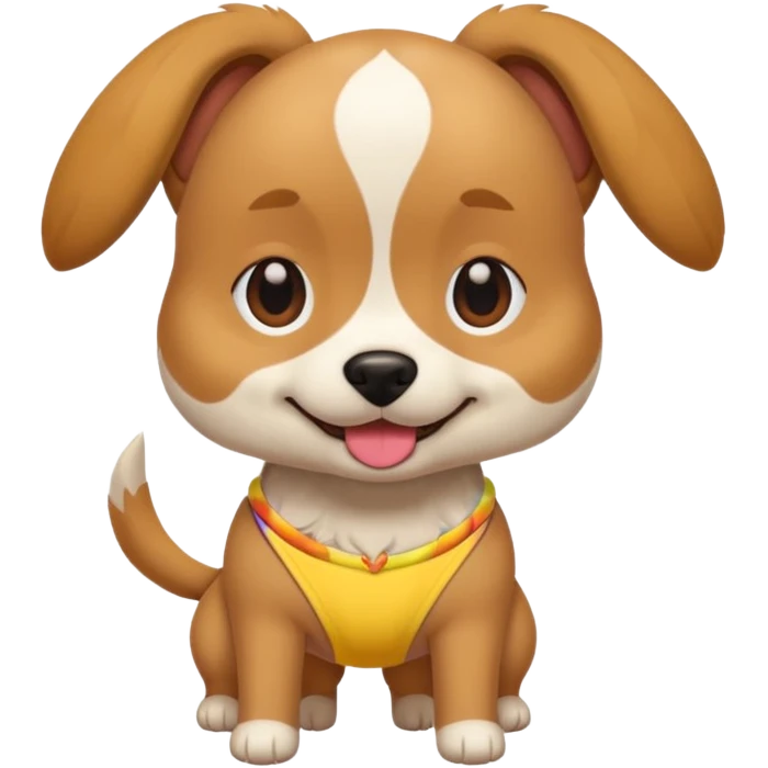 Dog with bikini 🐶👙 emoji