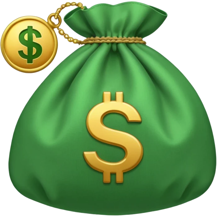 money bag emoji with £ sign emoji