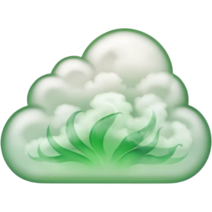 smell smoke green emoji