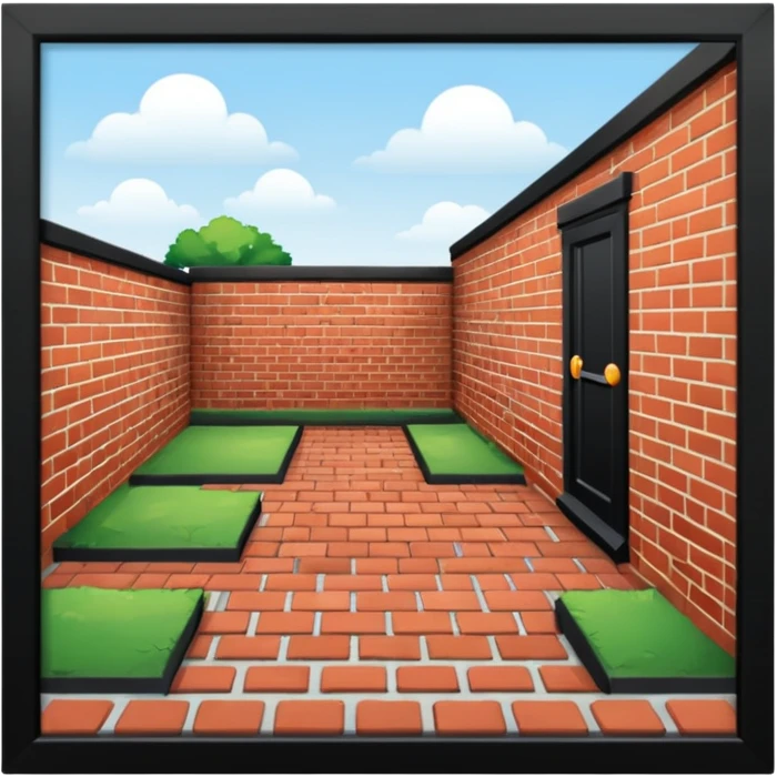 closed yard emoji