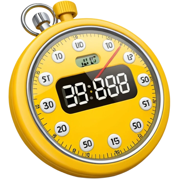 yellow Stopwatche emoji