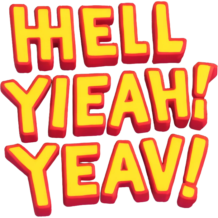 Hell yeah emoji