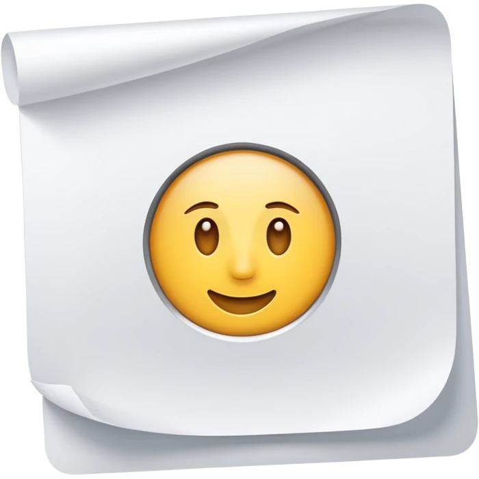 paper with test emoji