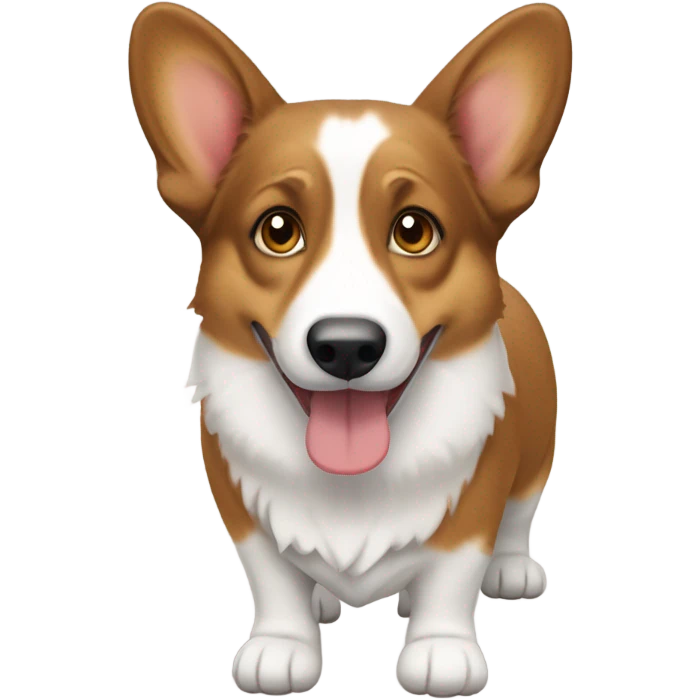 Cardigan Welsh corgi brown emoji