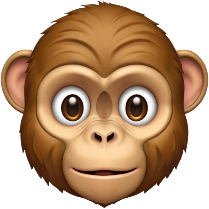Confused monkey emoji