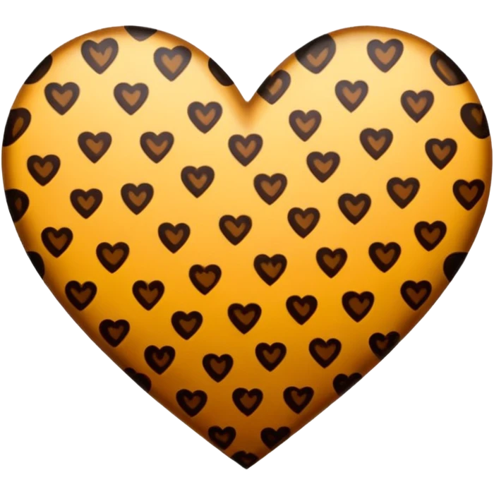 Cuore leopardato  emoji