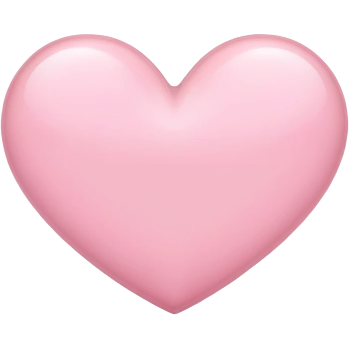 light pink heart emoji