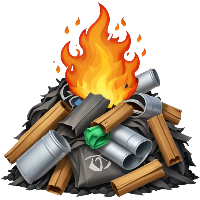 BURN TRASH emoji