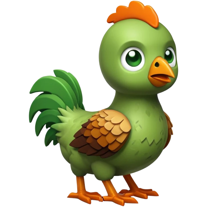 minecraft baby zombie riding minecraft chicken  emoji