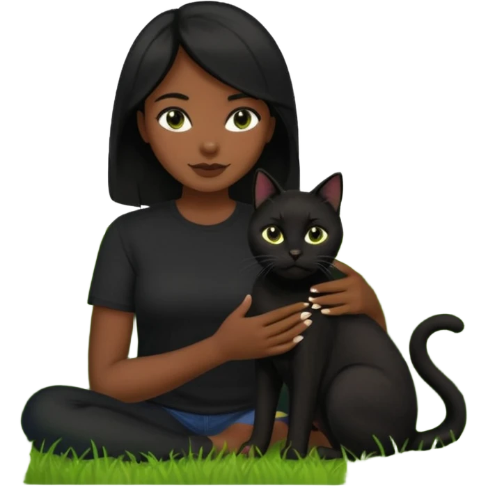 🛹🌿🖤👩🏽🐈 emoji