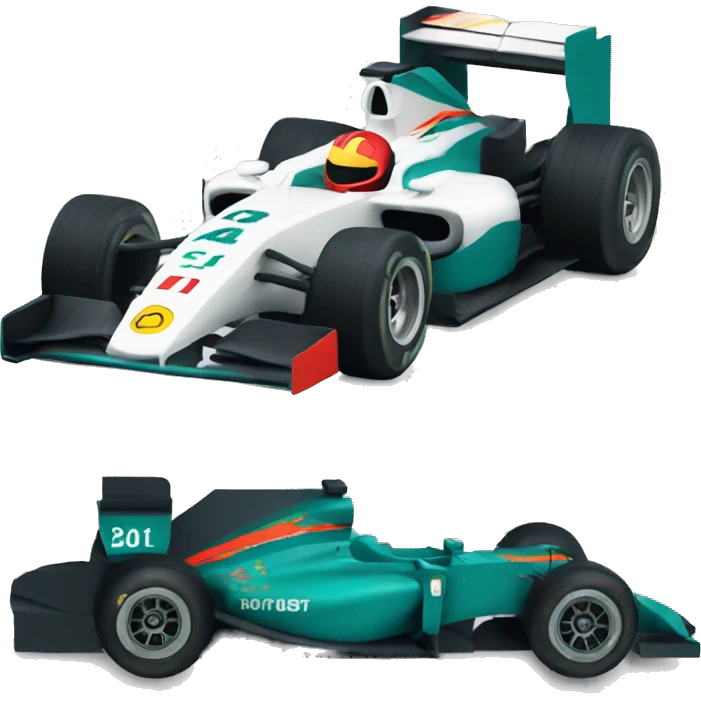 Formula 1 car emoji