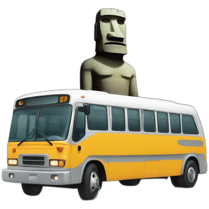 moai bus emoji