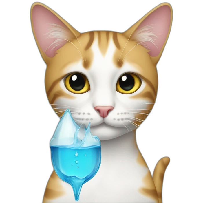 Katze mit Wasserpfeife emoji