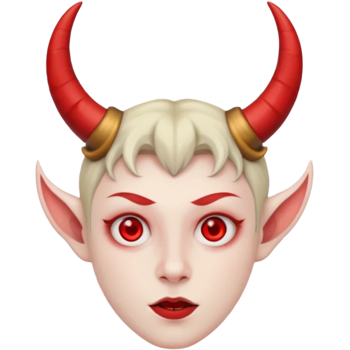 человек с рогами как у дьявола emoji