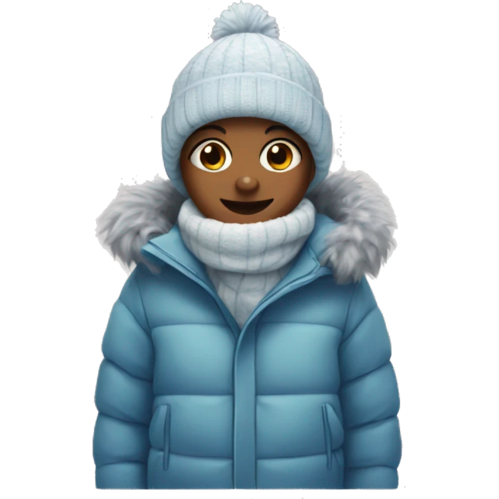Cute winter vibe emoji