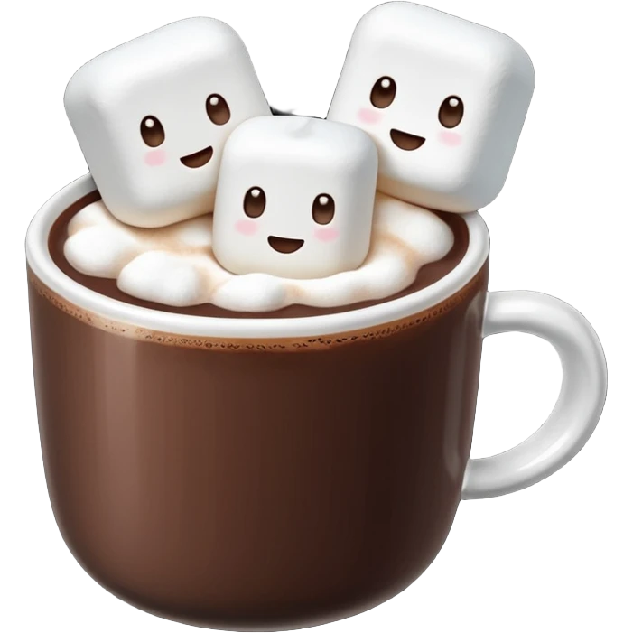 마쉬멜로우 핫초코 emoji