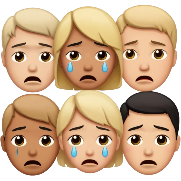 crying people emoji