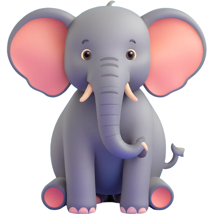 blue elephant emoji