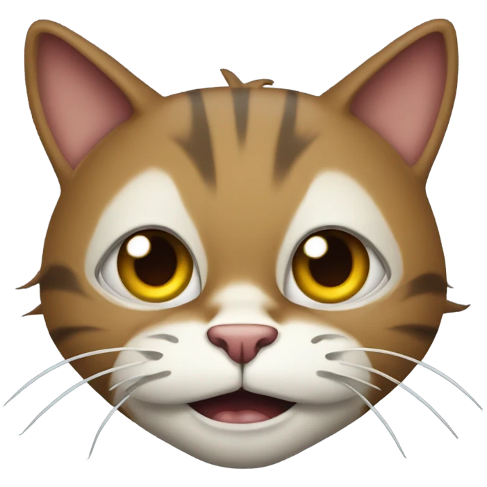 Mad cat face  emoji