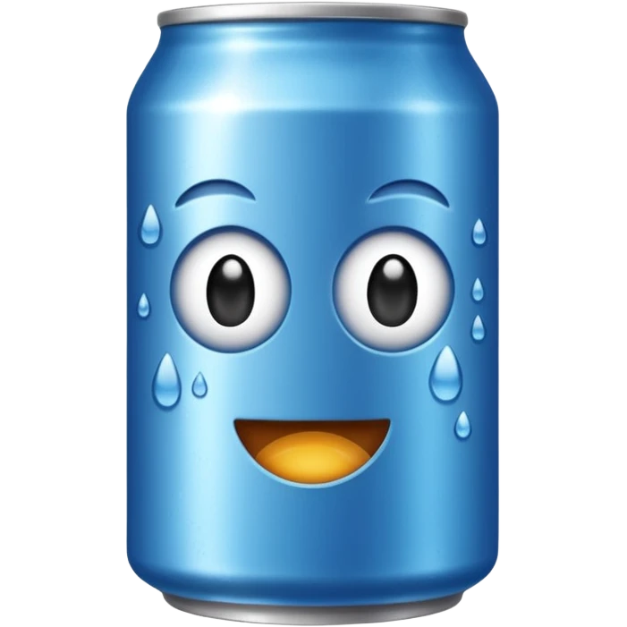 drink can blue emoji