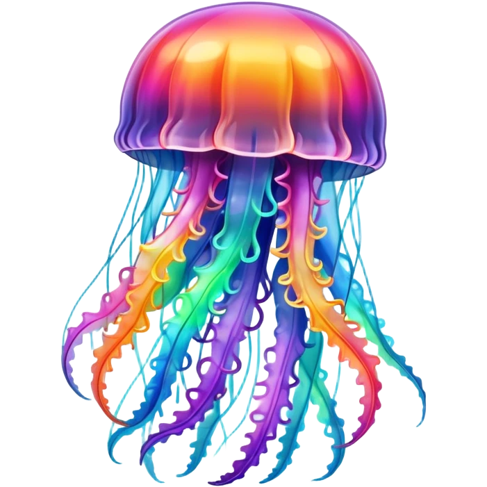 Rainbow jellyfish  emoji