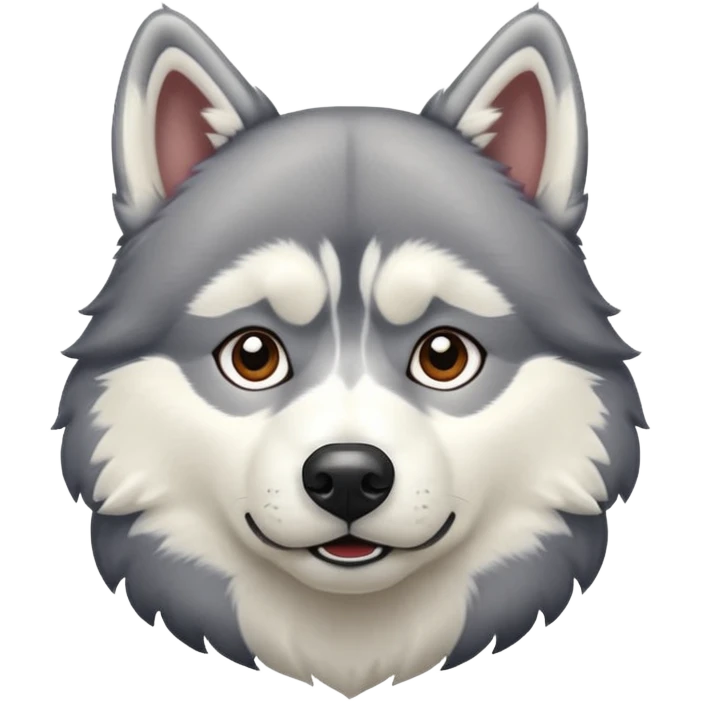 Un husky emoji