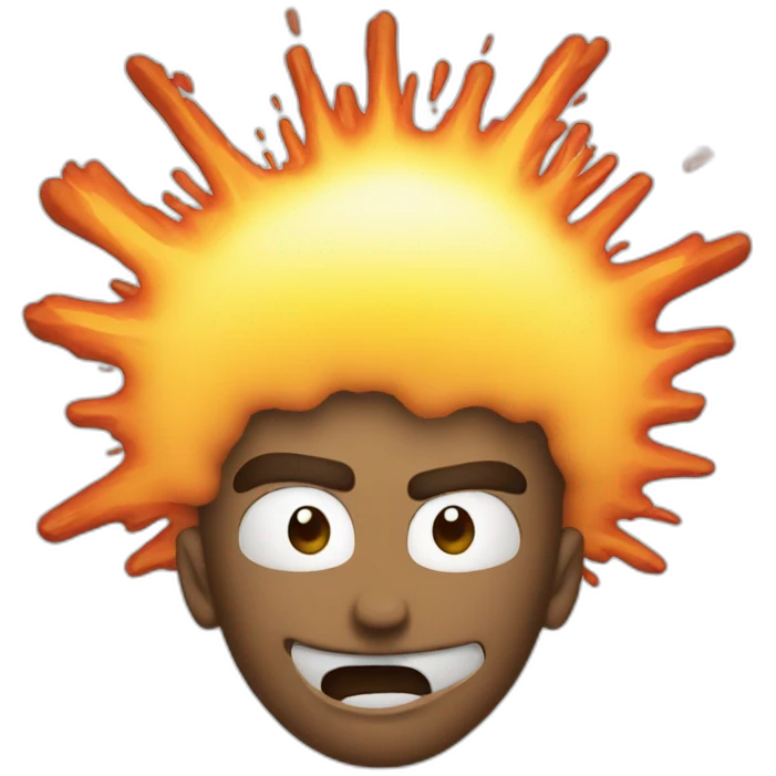 EXPLOTION-FACE emoji