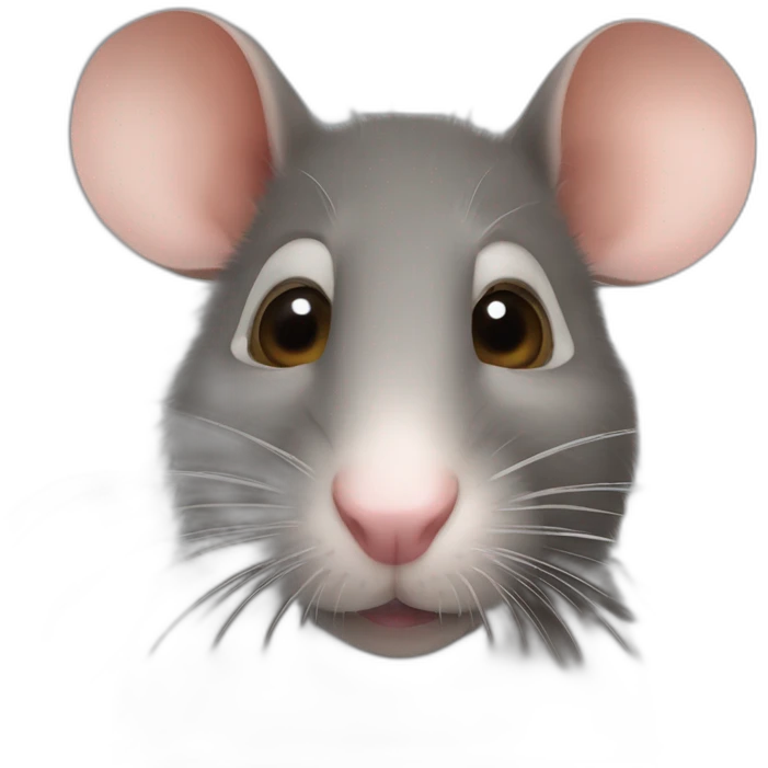 Rat aux yeux enormes emoji