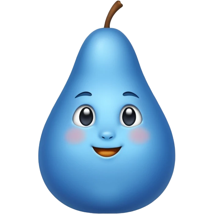 🍐+💙 emoji