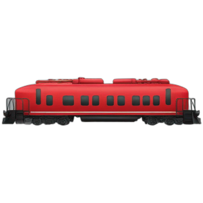 Red train emoji