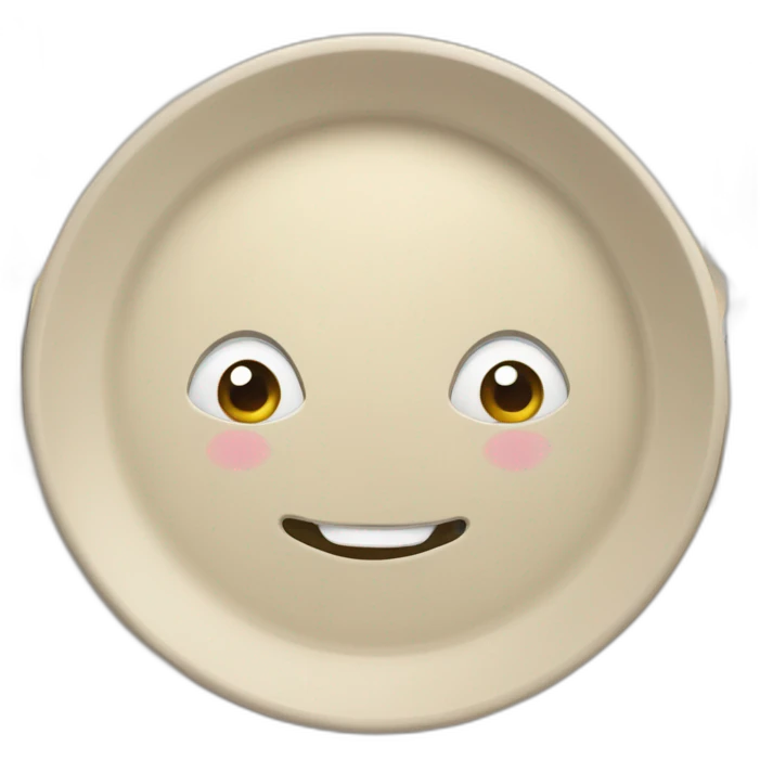 Caca sur une assiette emoji
