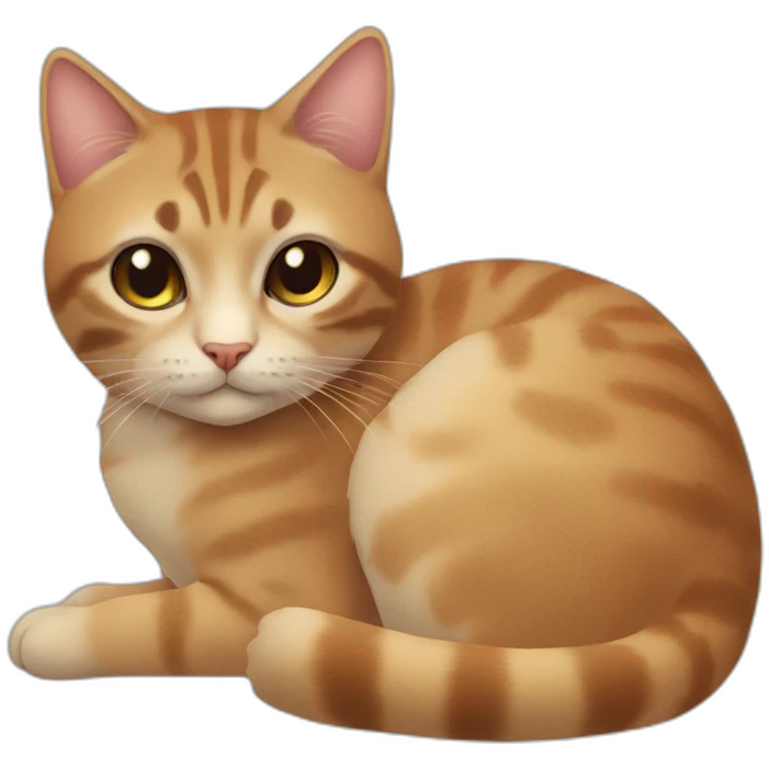 Moi qui caresse mon chat emoji