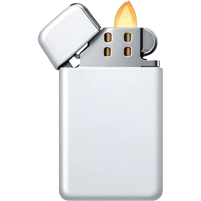 white lighter emoji