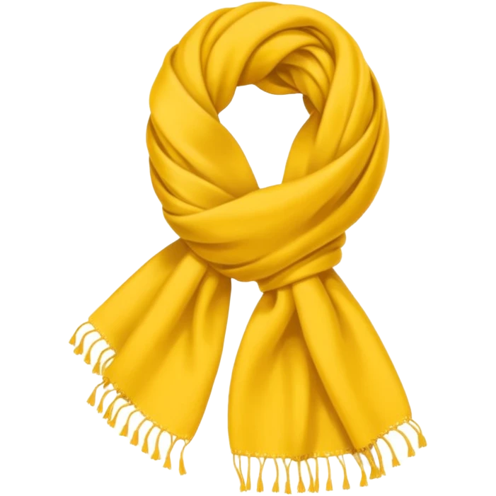 yellow scarf  emoji