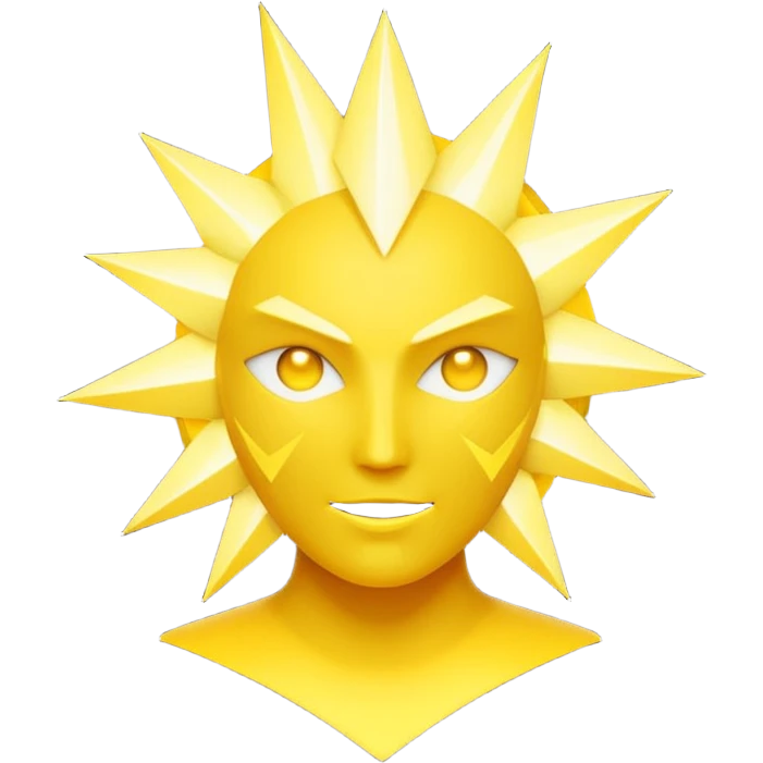 spark icon, faceless emoji