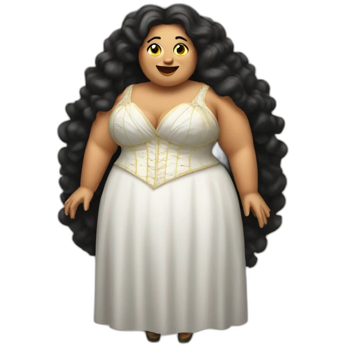 lady fat opera singer emoji