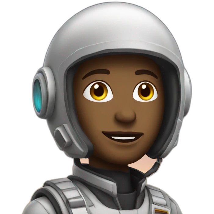 Writer space cadet emoji