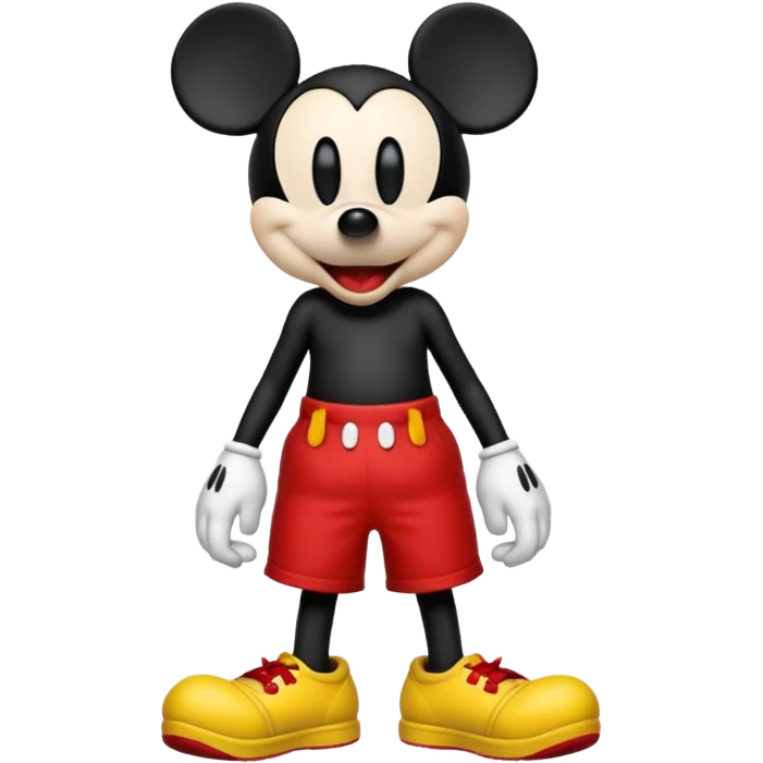 Evil mickey mouse emoji