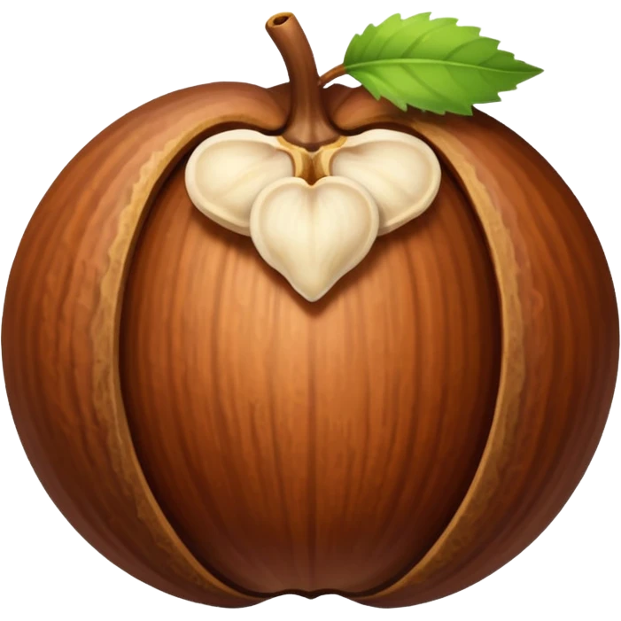 лесной орех, без лица emoji