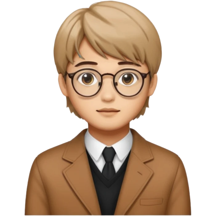 kim taehyung do bts moreno de óculos  emoji